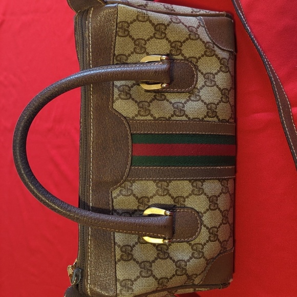Gucci Sherry Line Boston Bag Speedy 2-Way Satchel Authenticated - Picture 3 of 17